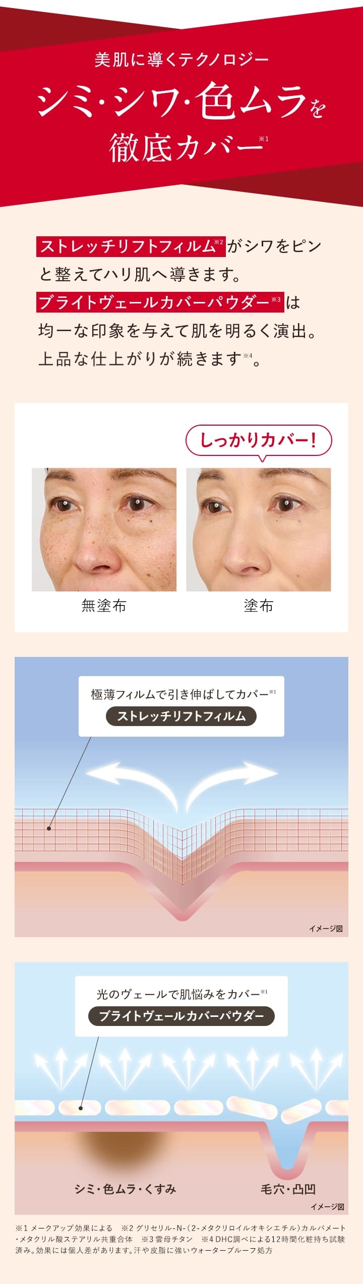 DHC Medicated Wrinkle Repair BB Cushion Foundation Refill 產品說明圖 3