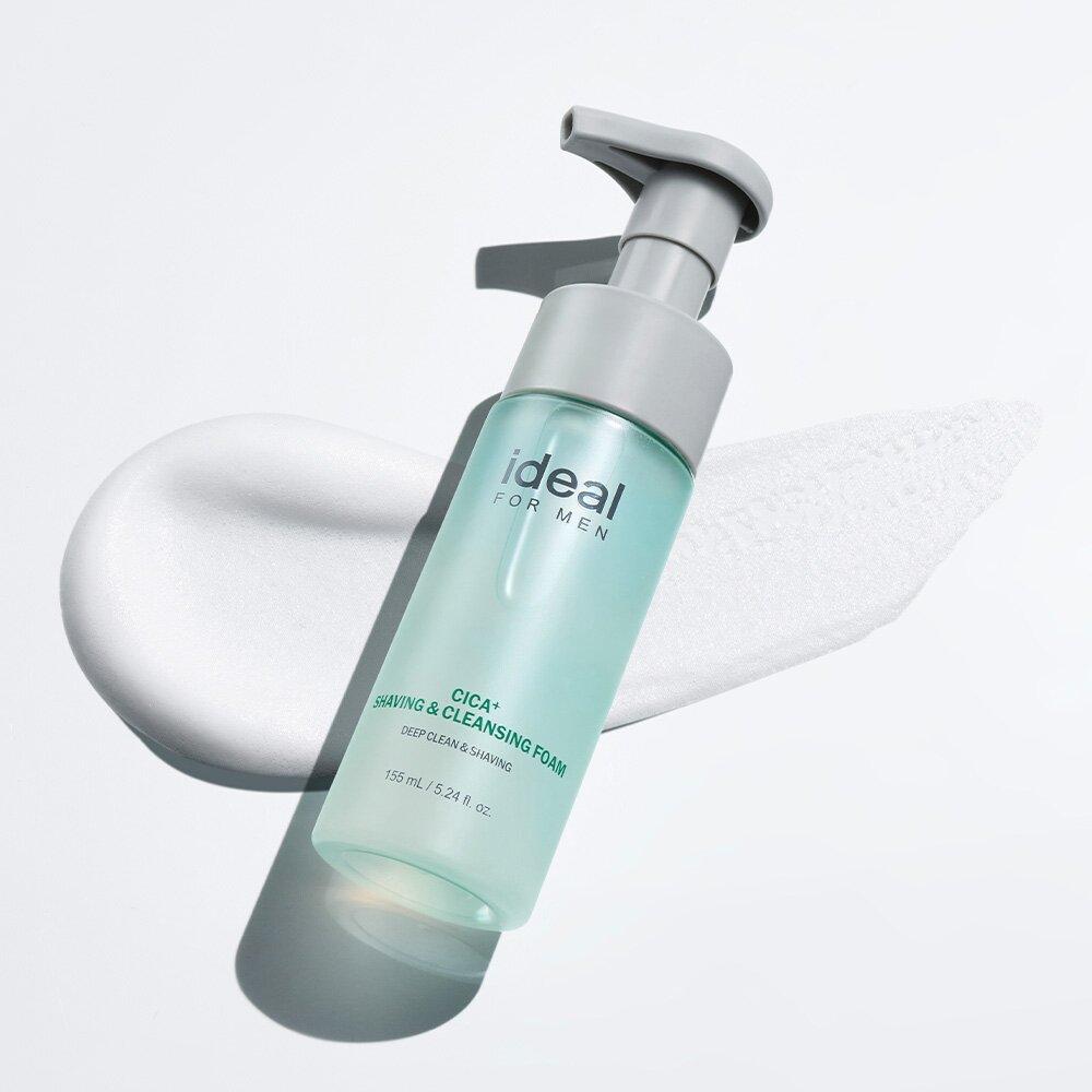 ideal-for-men-cica-plus-shaving-cleansing-foam-155ml 2