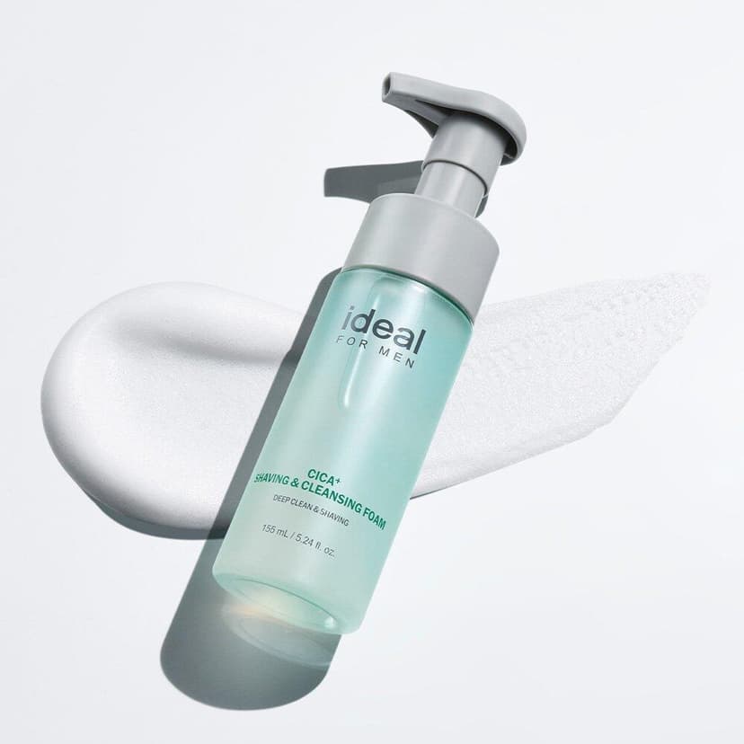ideal-for-men-cica-plus-shaving-cleansing-foam-155ml 2