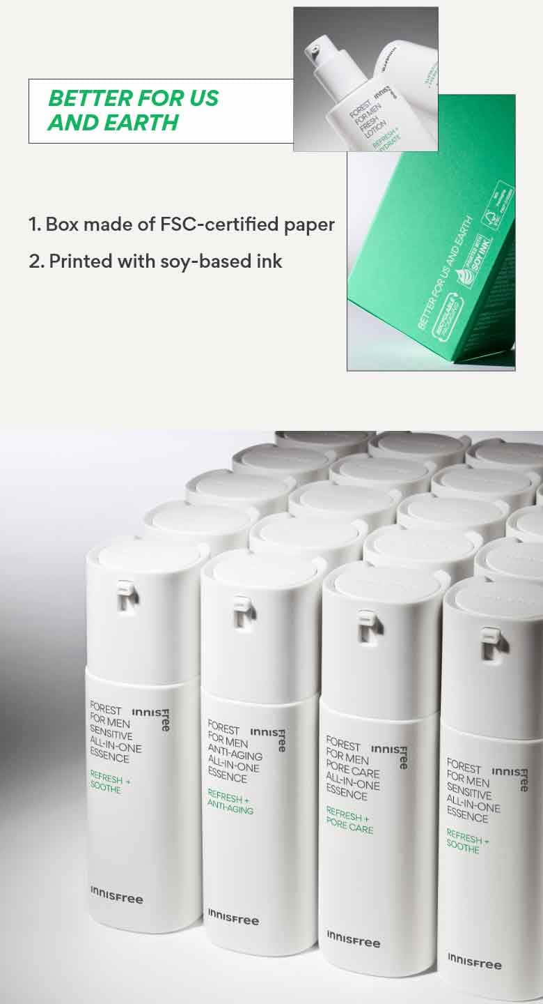 Innisfree 森林男士毛孔全效精華 100ml