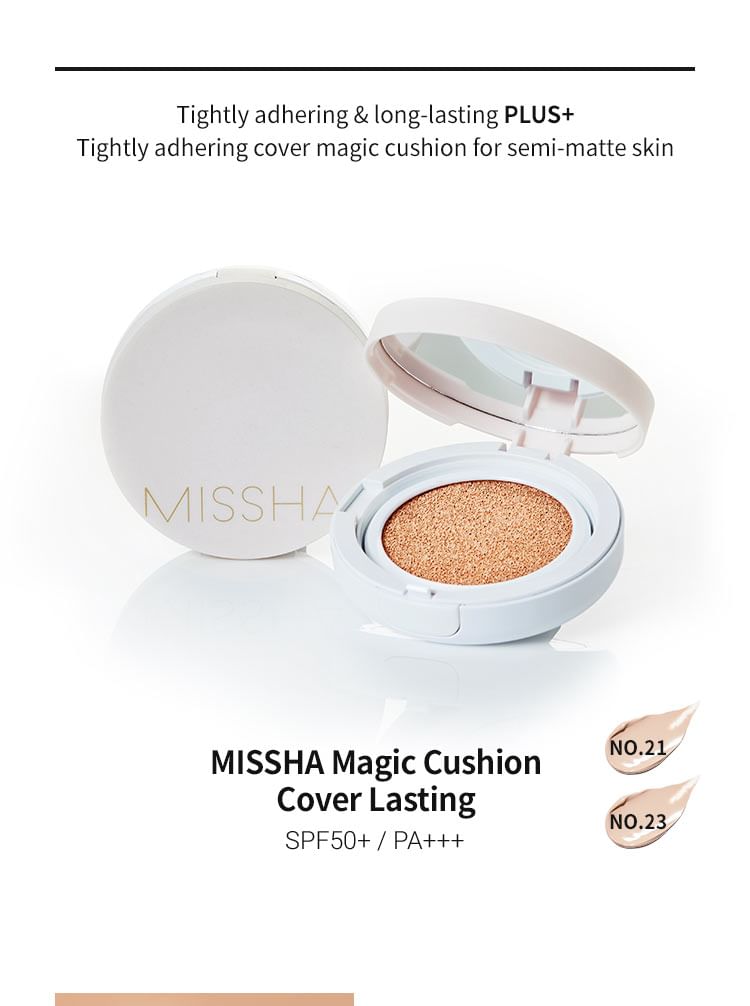 MISSHA 奇蹟氣墊粉底 #21 淺色 SPF50+ 15g