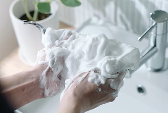 THE FACE WASH HOW TO 1 起泡