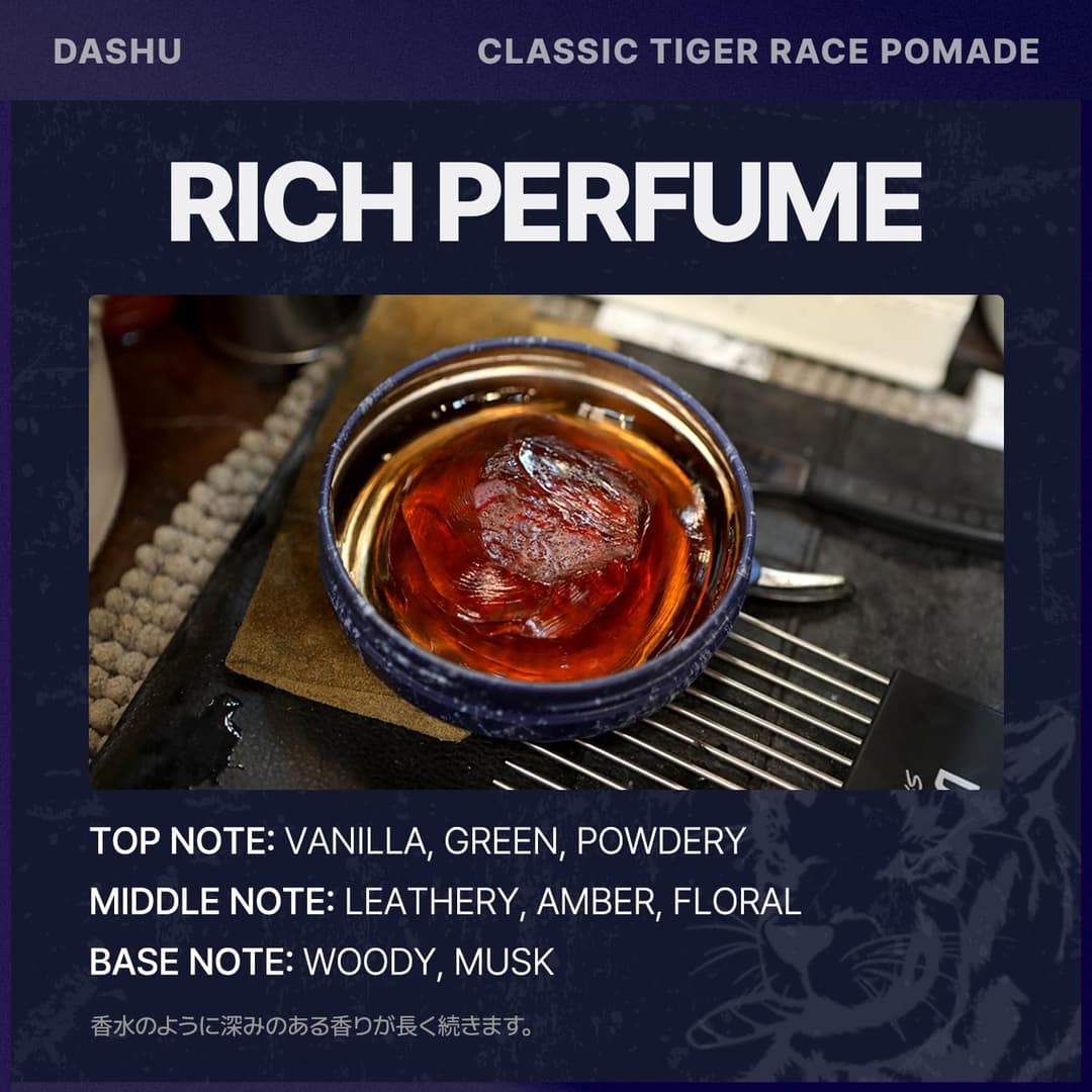 DASHU Classic Tiger Rage 水性髮油 168ml 說明圖 5