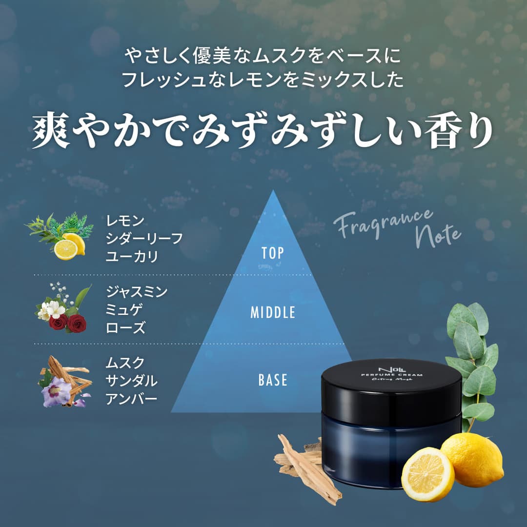 NULL Citrus Musk 柑橘麝香固體香膏 30g 說明圖 2